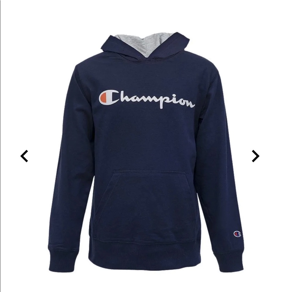 Champion Boy’s Signature Logo Pullover Hoodie